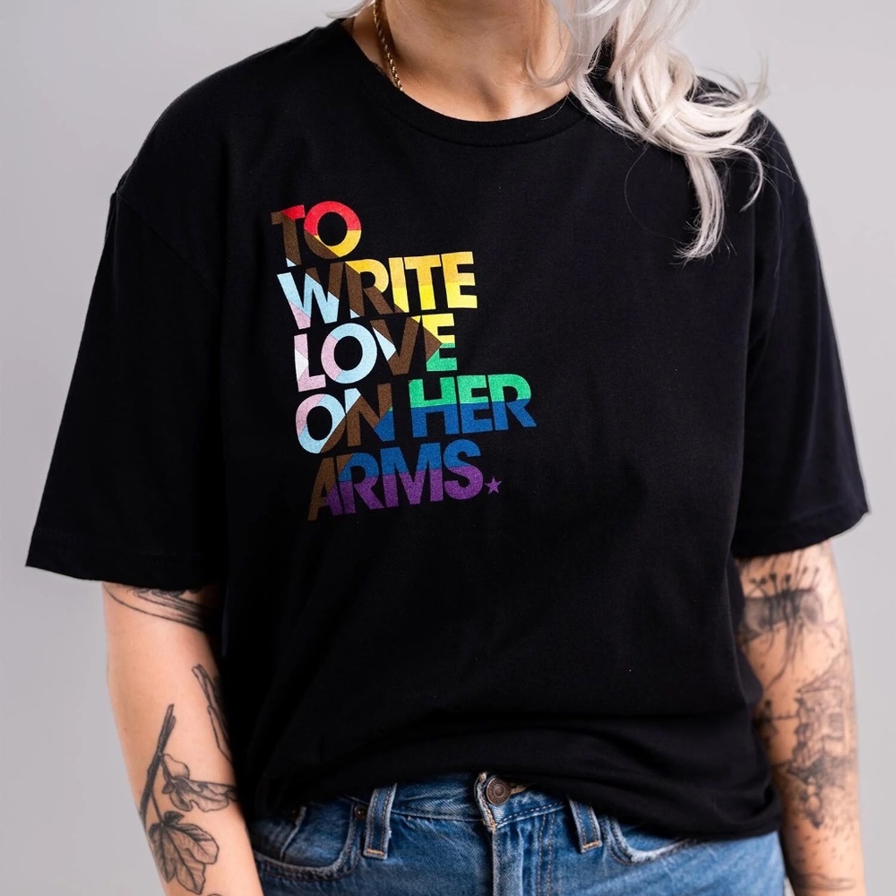 To Write Love On Her Arms Progress Title Shirt